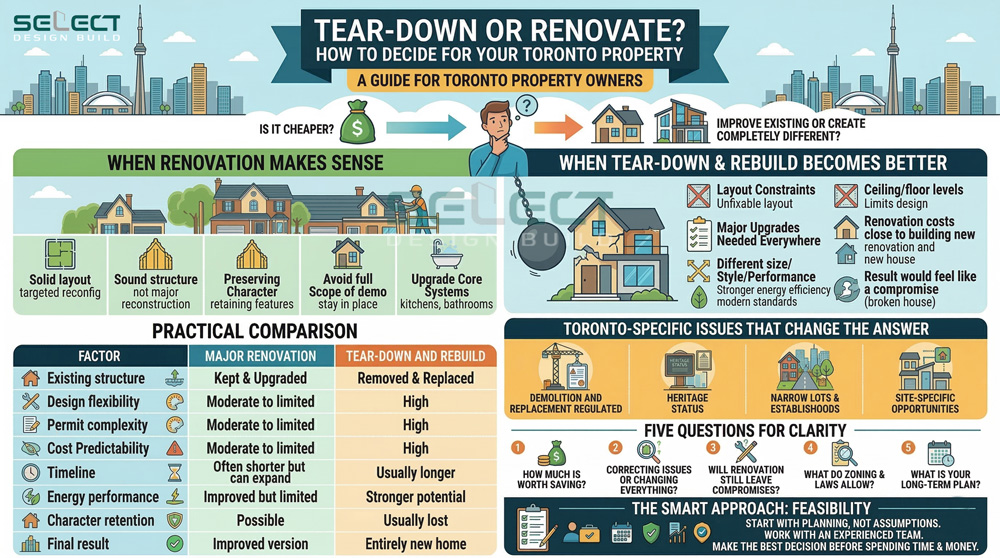 Tear-Down or Renovate? How to Decide for Your Toronto Property