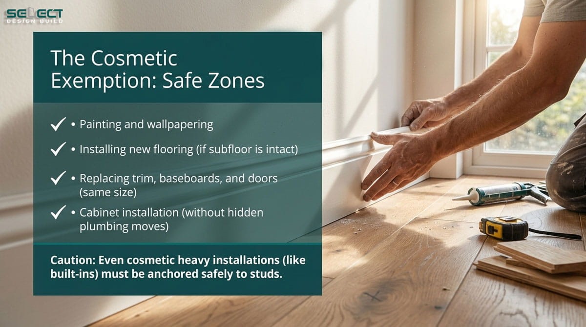 Renovations That Usually Don’t Need a Permit